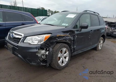 2015 Subaru Forester 2.5I Premium из США, поврежденный, VIN JF2SJADCXFH579283